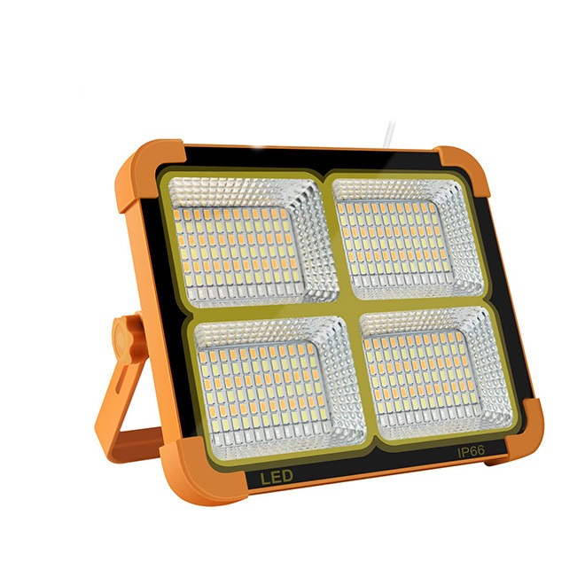 چراغ خورشیدی سولار Solar LED Light اورجینال | 4 باتری 288 لامپ ضداب